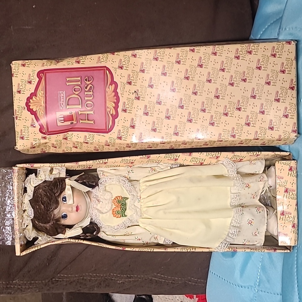 Vintage porcelain doll